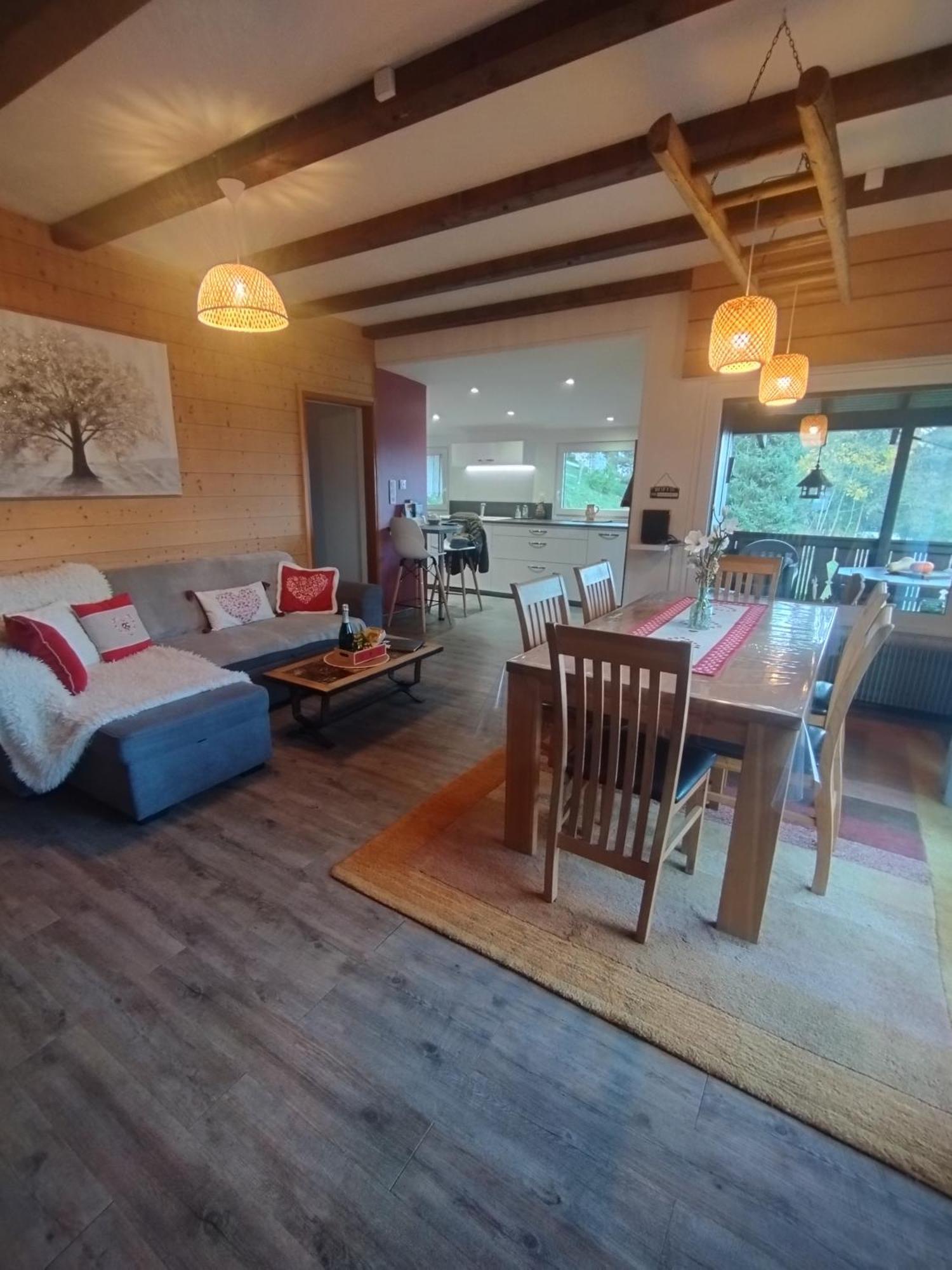 Chalet Au Bois Des Ecureuils Classe Trois Etoiles. Muhlbach-sur-Munster Ngoại thất bức ảnh